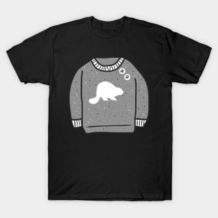 Cozy Beaver Sweater T-Shirt